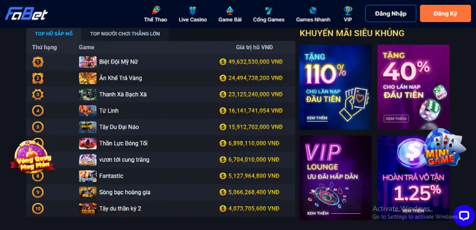 Giao diện nền tảng đá gà trực tuyến daga68 game